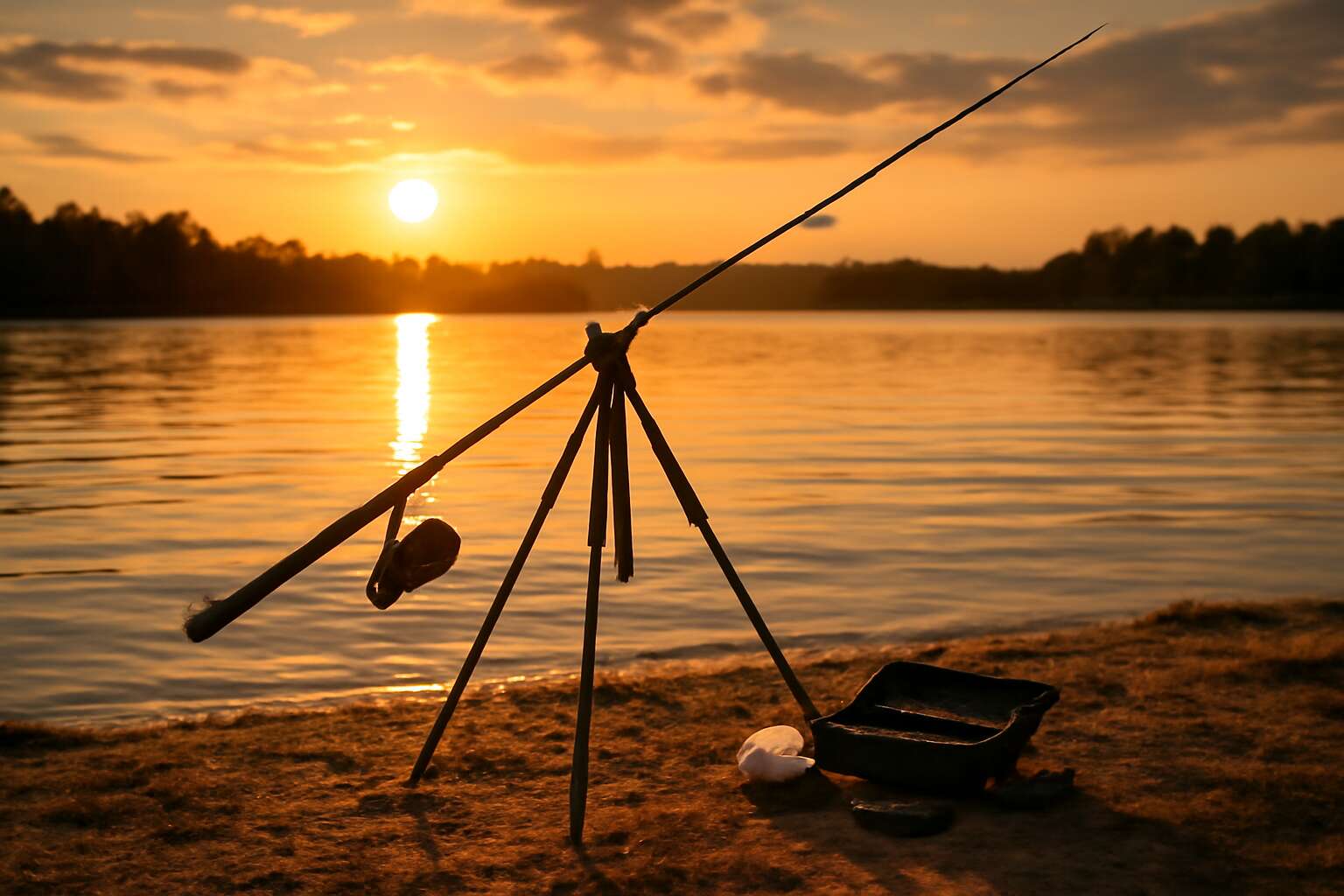 tripod fishing stand