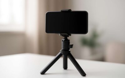 Level up selfies with a cell phone tripod stand for steady, hands-free filming