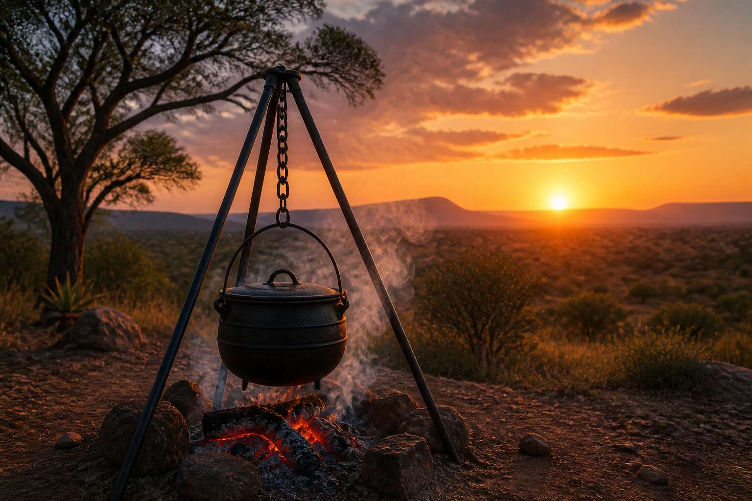 tripod stand for braai